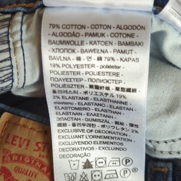 Levi's 721 Women's Distressed Ripped Skinny Jeans - Picture 11 of 12